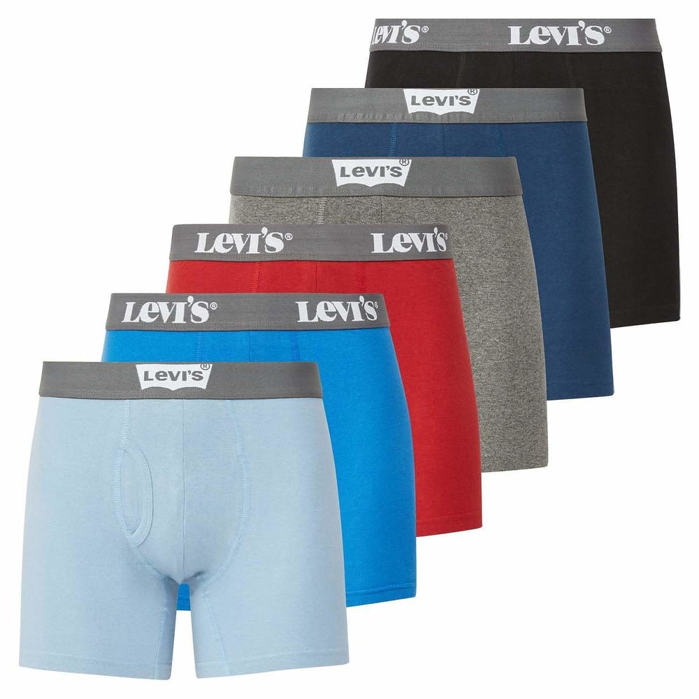 NEW Levi's Mens Boxer Briefs, Mens Underwear, Cotton Boxer Brief for Men Pack of